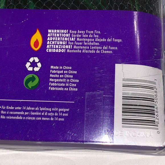 Rubie's Lime Delight Tri-Color Long Hair Wig Black Green & Yellow New Old Stock - Picture 3 of 6